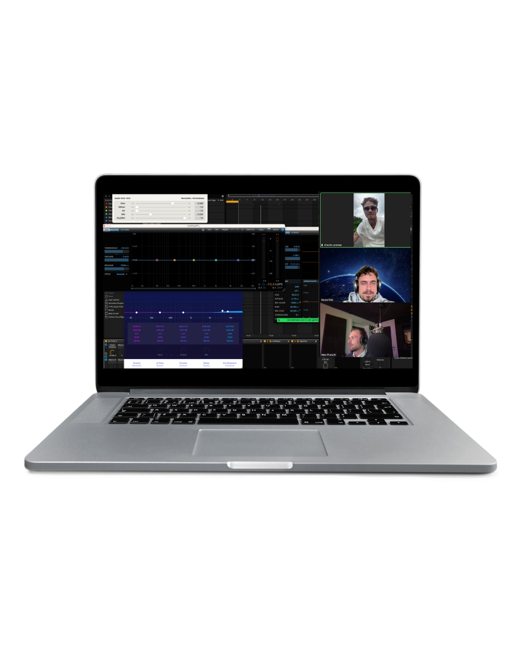 Build Loudness book — freestanding with brand glow